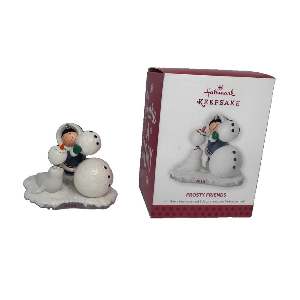 Hallmark Frosty Friends Snowman 2013 Ornament